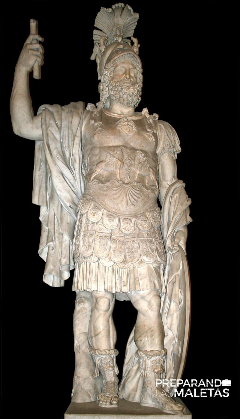Statue colossale de Mars (Pyrrhus) - MC0058 - Vestibule du Palais des Conservateurs - Muséi Capitolini (Rome).