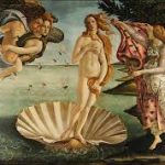 El Nacimiento de Venus de Sandro Botticelli – Galería Uffizi en Florencia, Italia