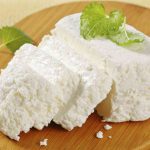 sliced ricotta cheese